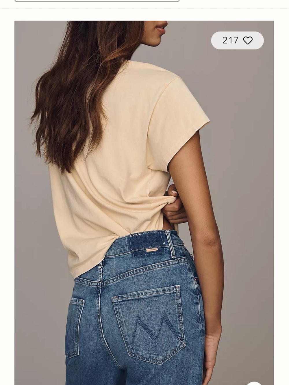 MOTHER Wide-Leg High-Rise Jeans — Medium Blue Wash - Picture 2 of 6